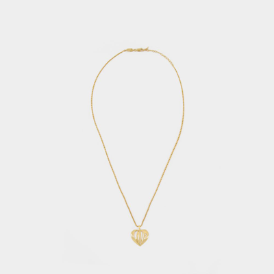 Missoma Collier Love Heart Aus Gold In Gold