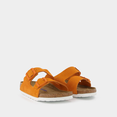 Shop Birkenstock Sandals Arizona Sfb In Orange