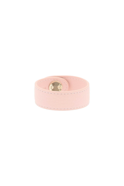 Shop Mulberry Leather Bayswater Bracelet In Pink