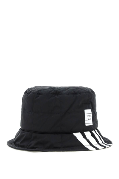 Shop Thom Browne Padded Bucket Hat In Black