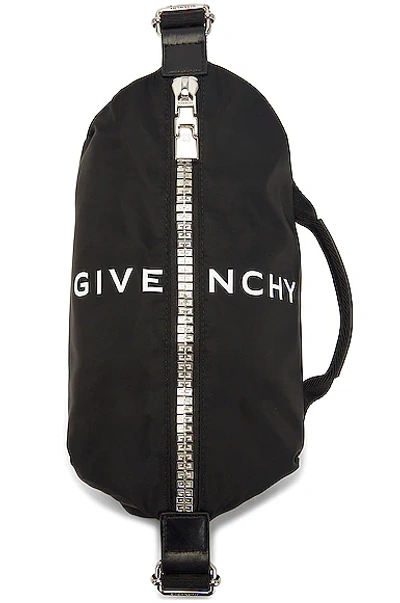 Shop Givenchy G-zip Bumbag In Black