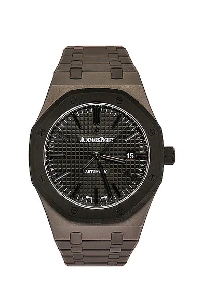 Shop Mad Paris Audemars Piguet Royal Oak In Grey & Black