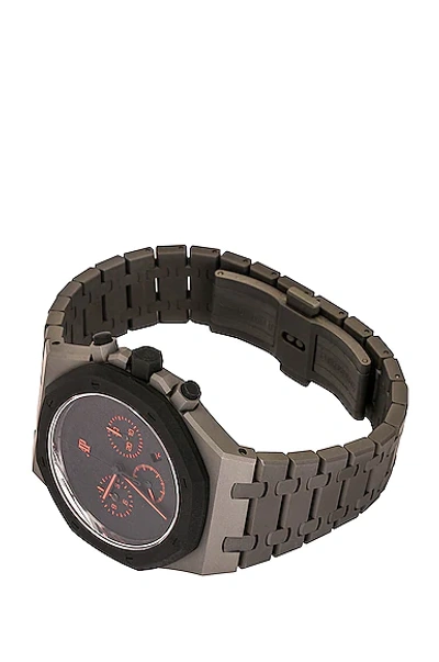 Mad Paris Audemars Piguet Royal Oak Chrono In Black & Orange