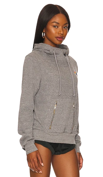 Shop Aviator Nation Ninja Hoodie In Grey