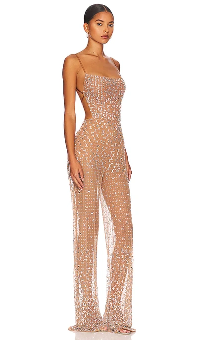 Retroféte Axel Jumpsuit In Nude