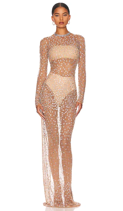 Shop Retroféte Vinci Dress In Nude