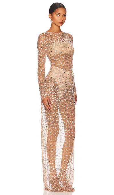 Shop Retroféte Vinci Dress In Nude