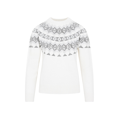 Shop Max Mara Osmio Pullover Sweater In White