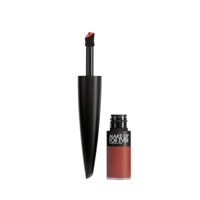 Shop Make Up For Ever Rouge Artist For Ever Matte In Goji All The Time - Deep Golden 
