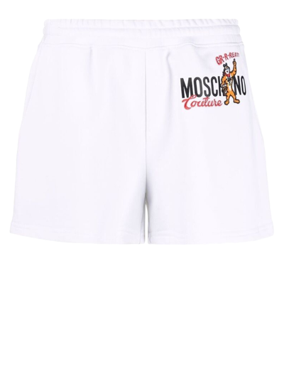 Shop Moschino Women's Trousers -  - In White Cotton