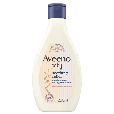 Shop Aveeno Baby Soothing Relief Emollient Wash 250ml