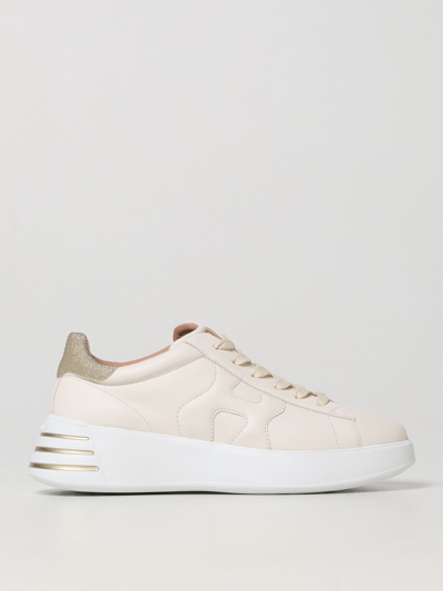 Hogan Comfortable And Stylish Sneakers In Beige