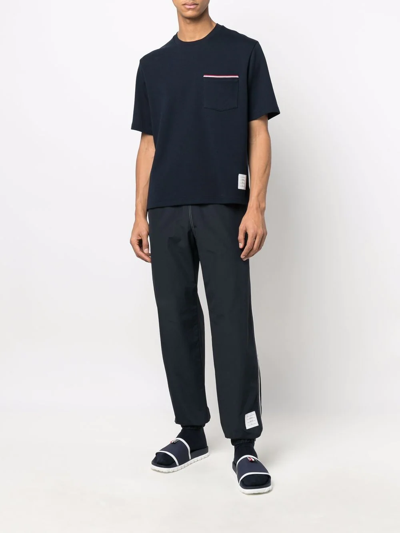 Thom Browne T-shirt In Blue