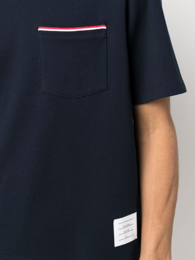 Thom Browne T-shirt In Blue