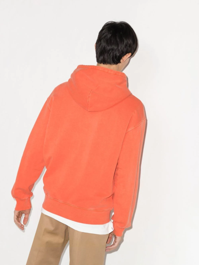 Shop Carhartt Nelson Cotton Hoodie In Orange