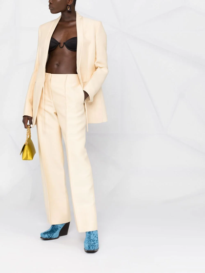 金属感缎面文胸式上衣