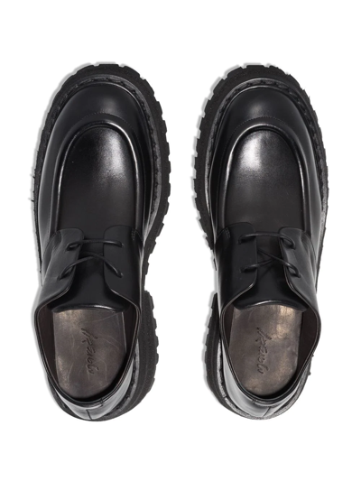 Marsèll Ridged-sole Derby Shoes In Black
