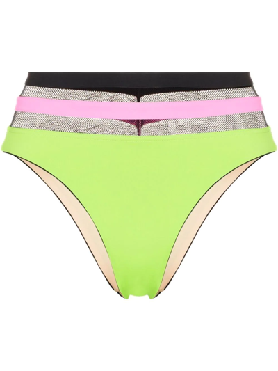 Shop Agent Provocateur Zenaya Bikini Bottoms In Green