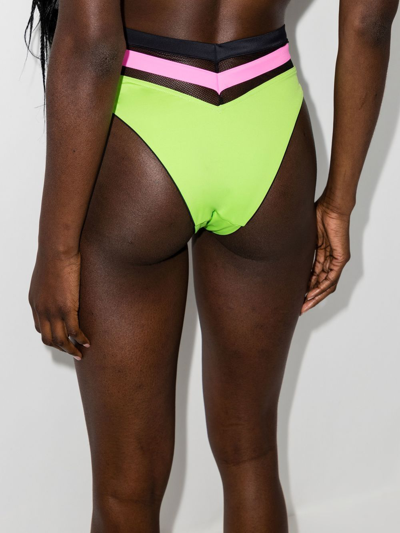 Shop Agent Provocateur Zenaya Bikini Bottoms In Green