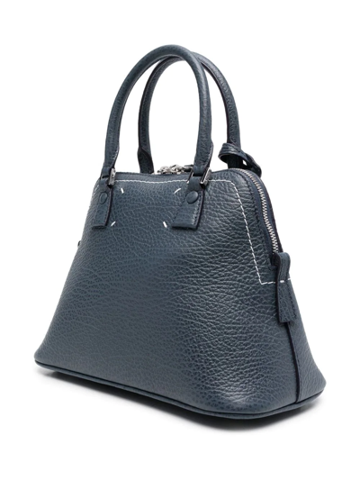 Maison Margiela 5ac Numbers-patch Shoulder Bag In Blau