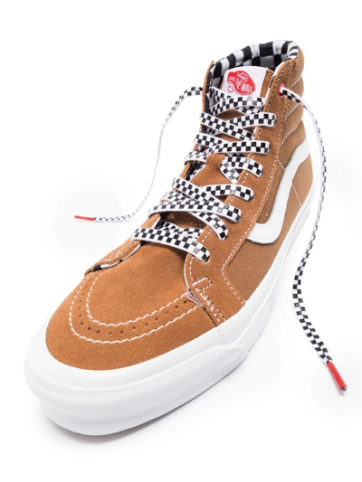 Shop Vans Ua Og Sk8-hi Top Sneakers In Brown
