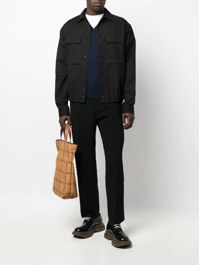 Filippa K Tailored Cropped Trousers In Black