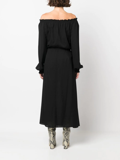 Shop Filippa K Clarissa Silk Dress In Black