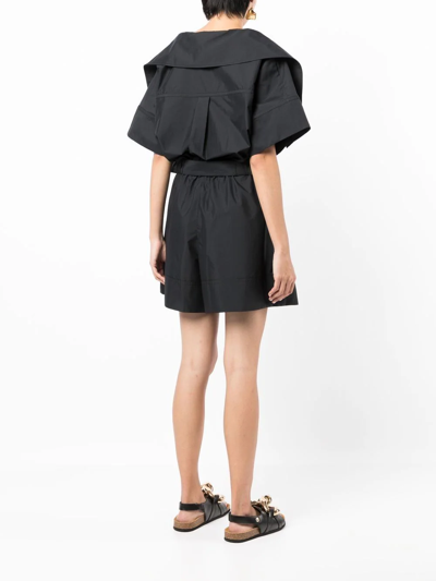 3.1 Phillip Lim Wide-collar Playsuit In Black