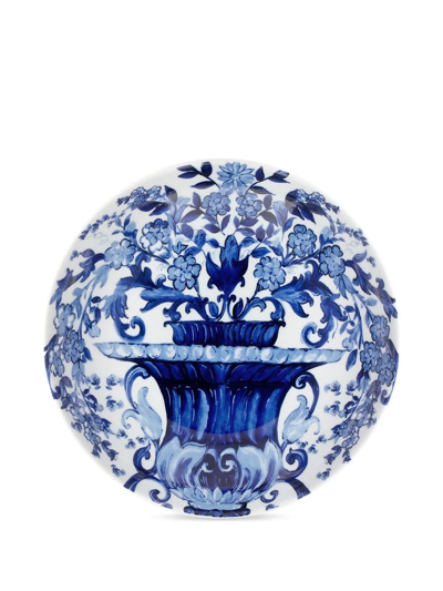 Shop Dolce & Gabbana Set-of-two Soup Bowls In Blue