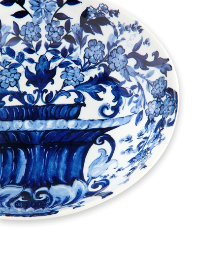 Shop Dolce & Gabbana Set-of-two Soup Bowls In Blue