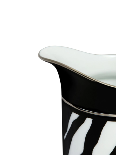 Dolce & Gabbana Zebra-print Cream Jug In Black