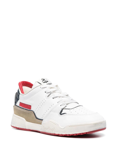 Shop Isabel Marant Emree Low-top Sneakers In White