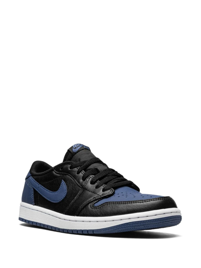 Shop Jordan Air  1 Low "mystic Navy" Sneakers In Black