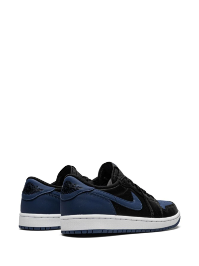 Shop Jordan Air  1 Low "mystic Navy" Sneakers In Black