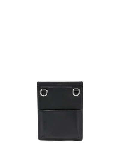 Shop Alexander Mcqueen Rectangle Card-holder In Schwarz