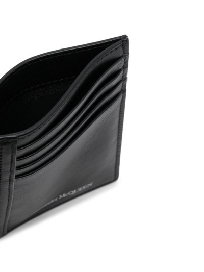 Alexander Mcqueen Rectangle Card-holder In Schwarz