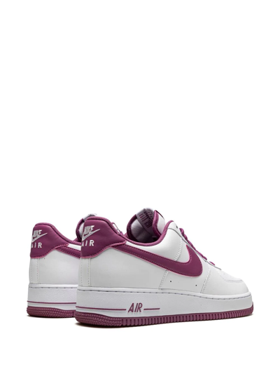 Shop Nike Air Force 1 '07 "bordeaux" Sneakers In White