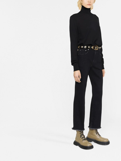 Golden Goose Jeans In Denim Nero In Black
