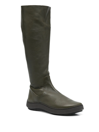 Shop Trippen Whistle Knee-length Boots In Grün