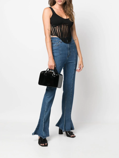 Shop Alyx Brie High-shine Tote Bag In Black