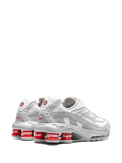 Nike X Supreme Shox Ride 2 Sp Sneakers In White