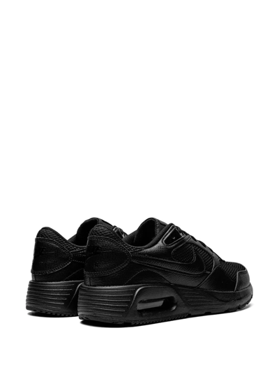 Shop Nike Air Max Sc "triple Black" Sneakers