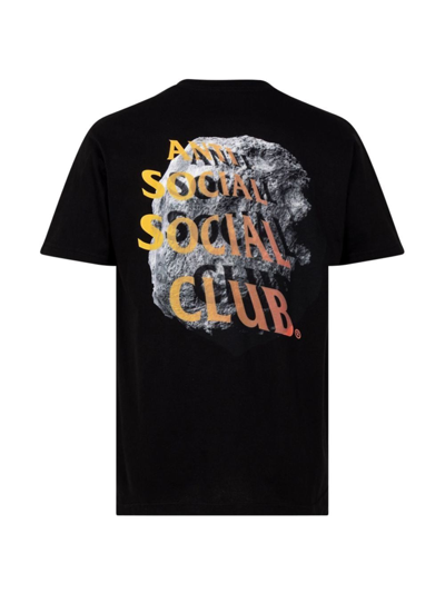 Shop Anti Social Social Club Edge Of The World T-shirt In Schwarz