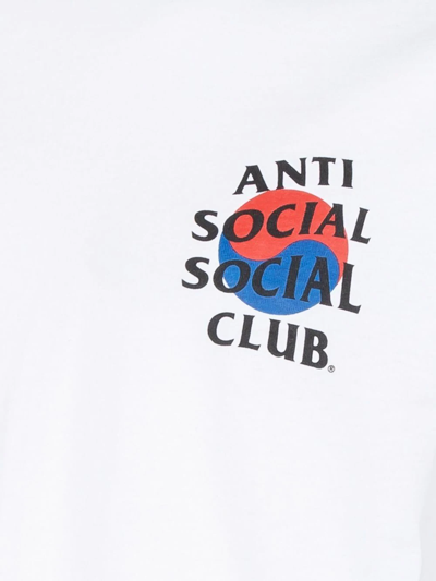 Anti Social Social Club X Case Study Mugunghwa T-shirt In Weiss