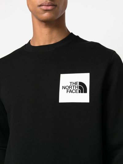 Shop The North Face Logo-patch Sweatshirt In Schwarz