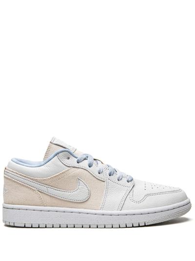 Shop Jordan Air  1 Low Se "grey Cream" Sneakers In White