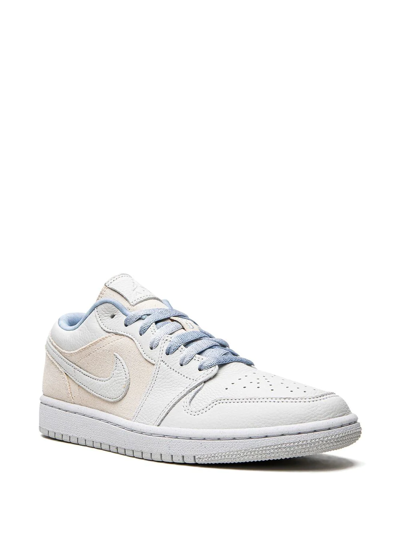 Shop Jordan Air  1 Low Se "grey Cream" Sneakers In White