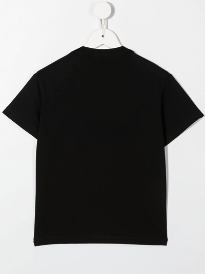 Shop Amiri Logo-print Short-sleeved T-shirt In Schwarz