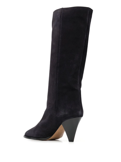 Shop Isabel Marant Lispa Knee-length Boots In Schwarz