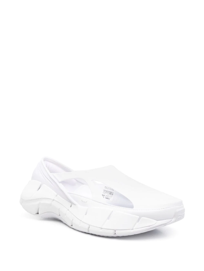 Shop Maison Margiela X Reebok Cut-out Slip-on Sneakers In White